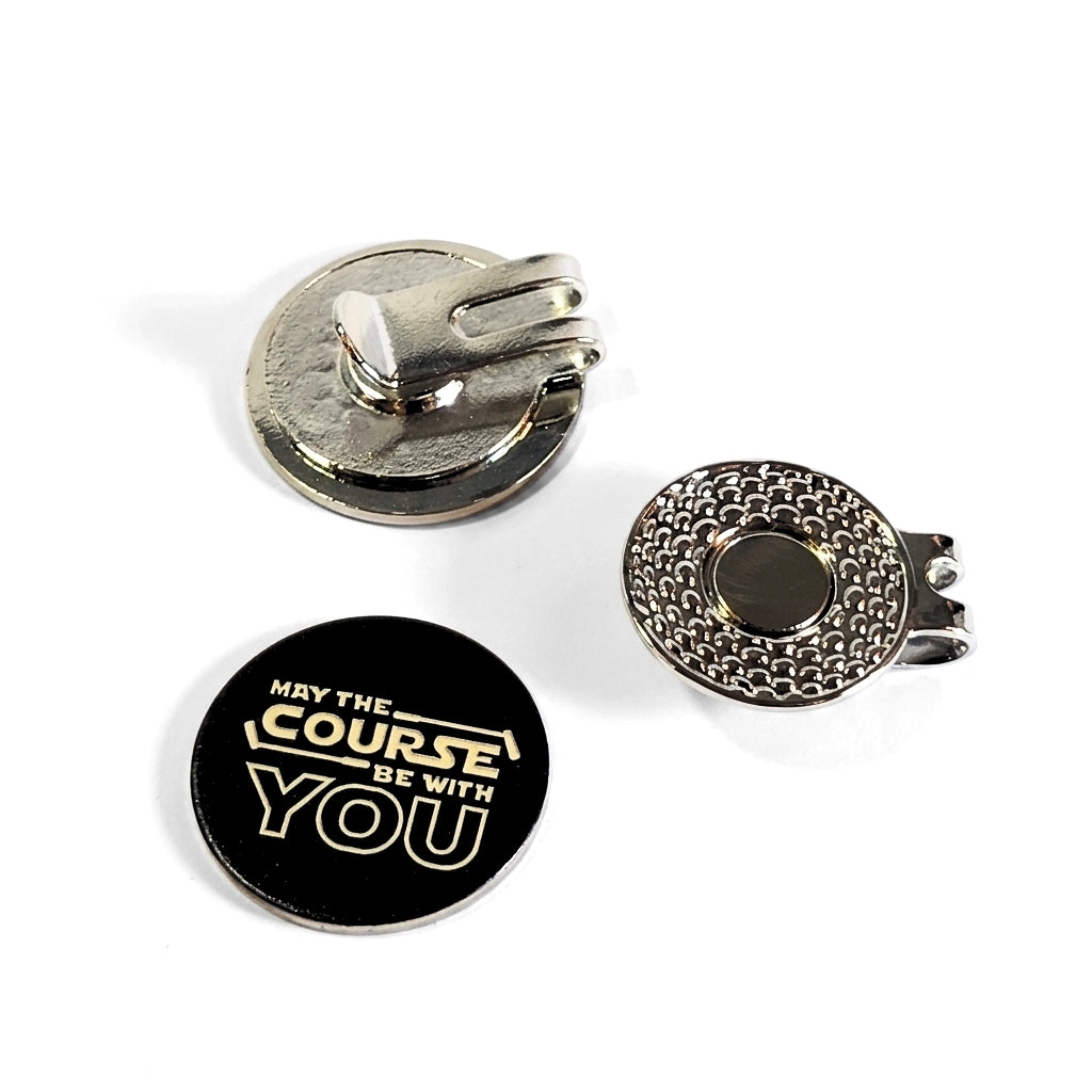 May the Course Be With You | Golf Ball Marker & Clip