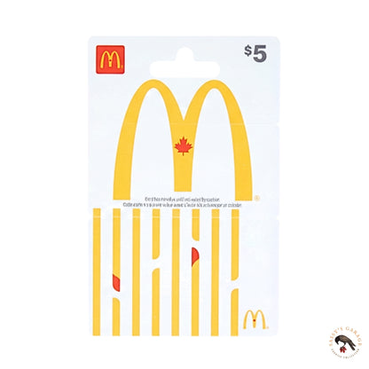 FREE $5 McDonald's Canada Gift Card