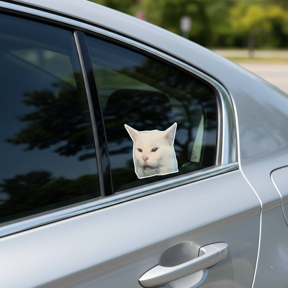 Meme Cat Smudge | Vinyl Sticker