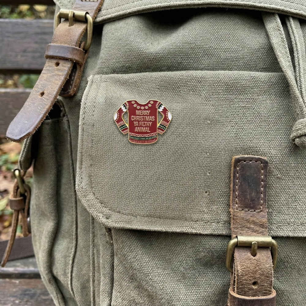 Merry Christmas Ya Filthy Animal | Collectible Pin