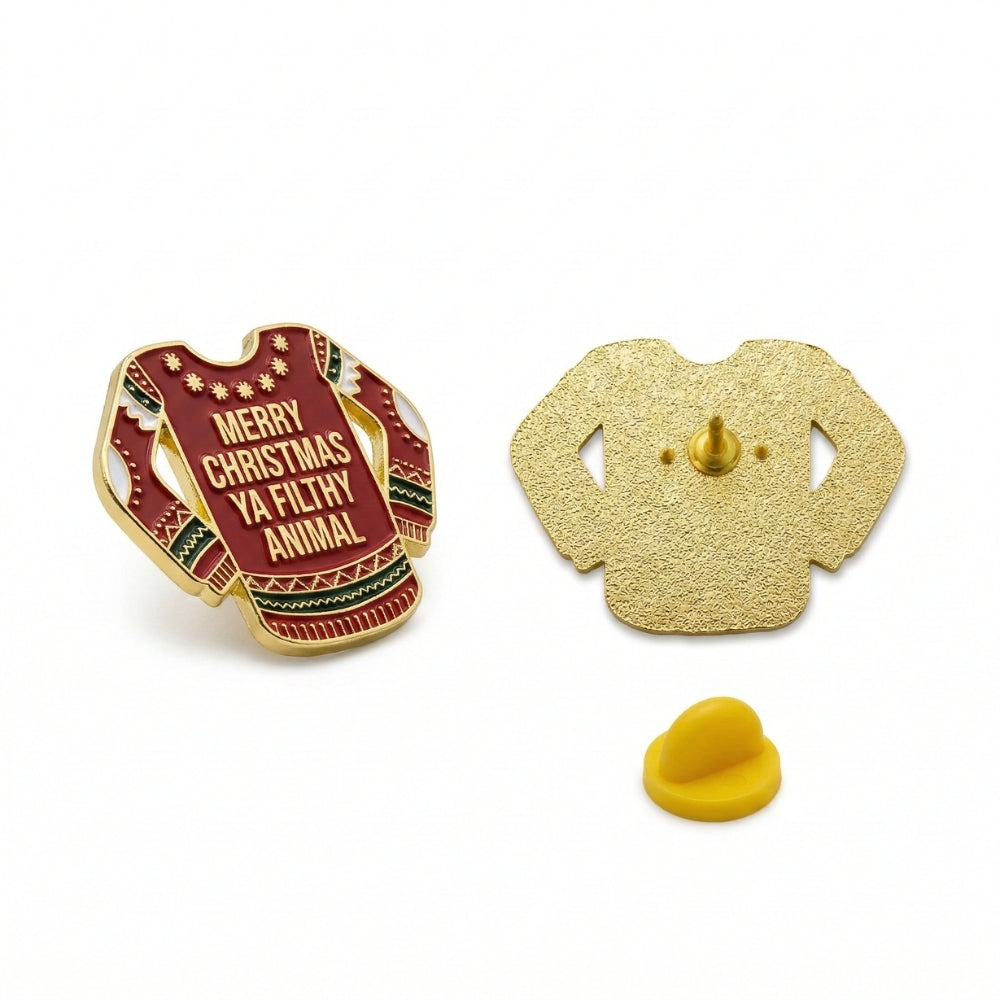 Merry Christmas Ya Filthy Animal | Collectible Pin