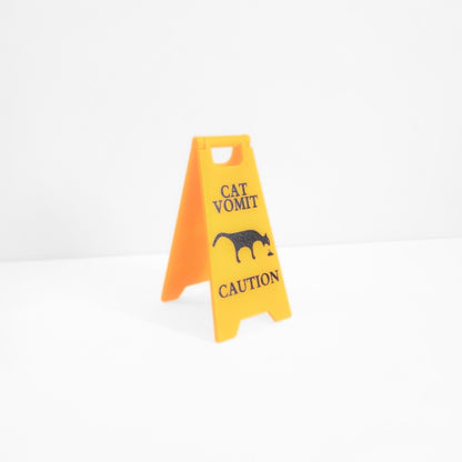 Mini Cat Wet Floor Sign