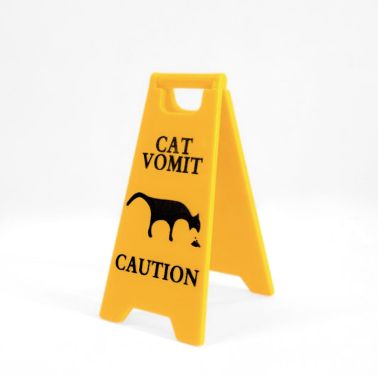 Mini Cat Wet Floor Sign