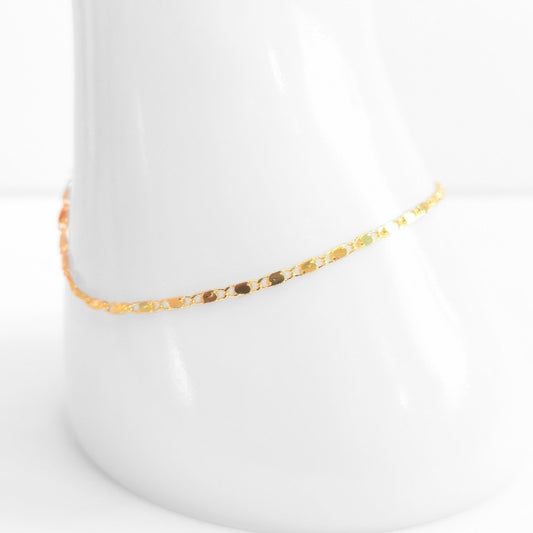 Minimalist Gold Chain Anklet