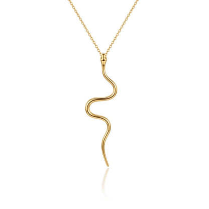 Minimalist Snake [Gold] | Necklace