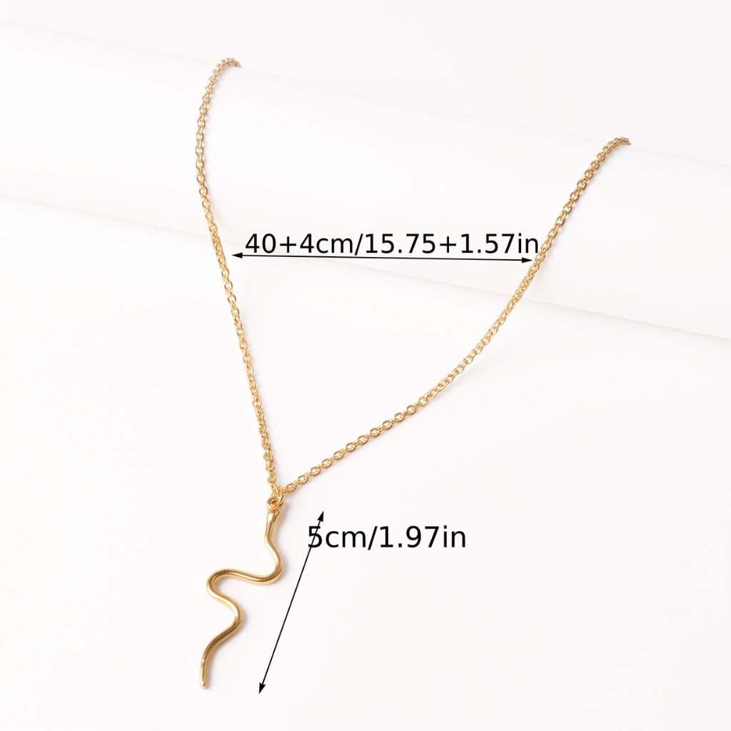 Minimalist Snake [Gold] | Necklace