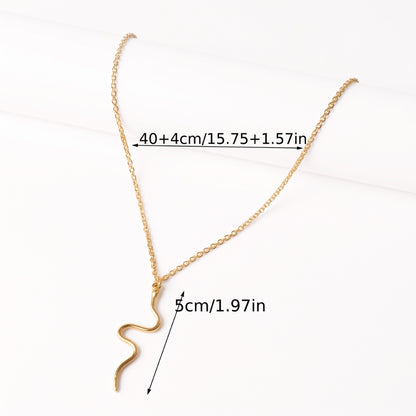 Minimalist Snake [Gold] | Necklace