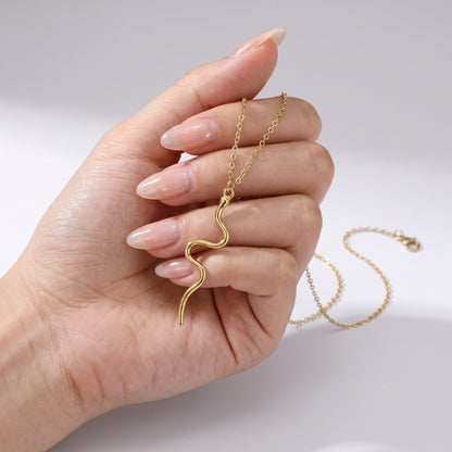 Minimalist Snake [Gold] | Necklace