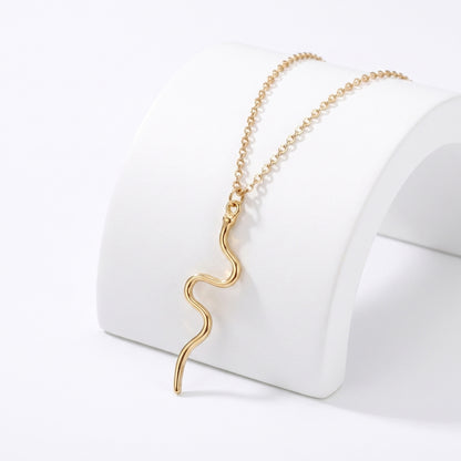 Minimalist Snake [Gold] | Necklace