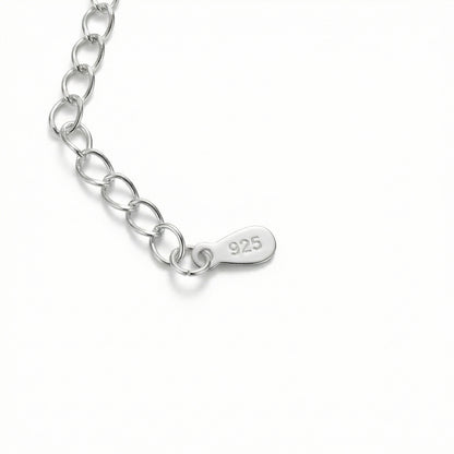 Minimalist Sterling Silver Paw Print | Necklace