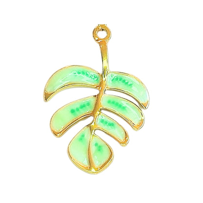 Monstera Leaf Pendant Necklace