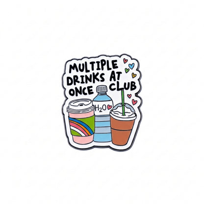Club Boissons Multiples à la Fois | Pin de Collection