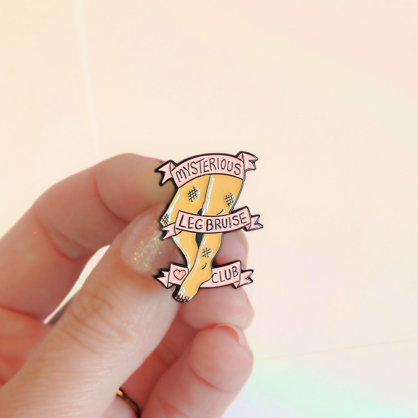 Mysterious Leg Bruise Club | Collectible Pin