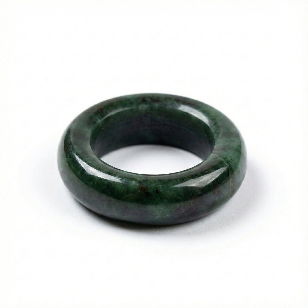 Pierre de Jade Naturelle | Bague [Taille 8]