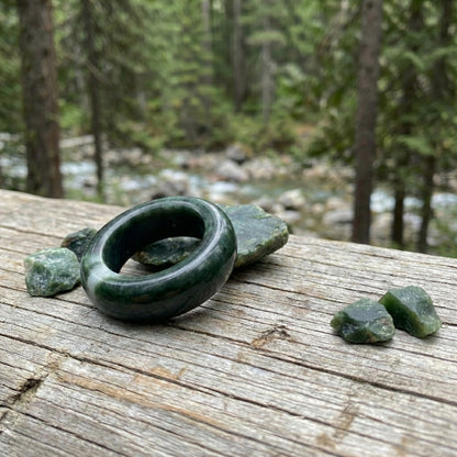 Pierre de Jade Naturelle | Bague [Taille 8]
