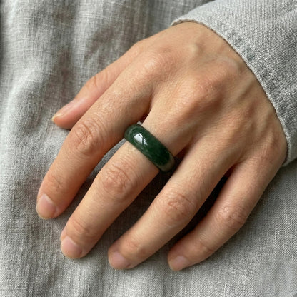 Pierre de Jade Naturelle | Bague [Taille 8]