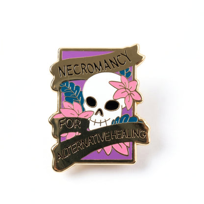 Necromancy for Alternative Healing | Collectible Pin