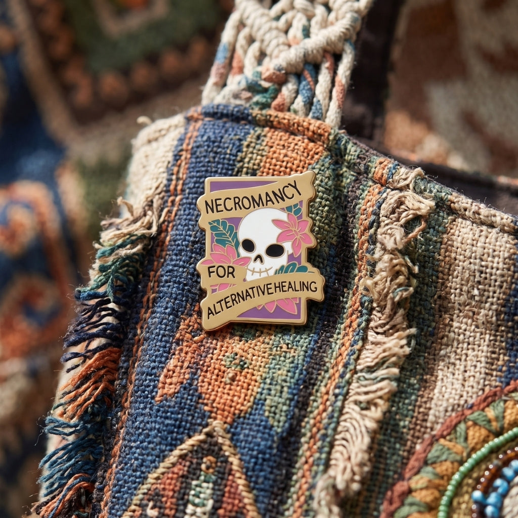 Necromancy for Alternative Healing | Collectible Pin