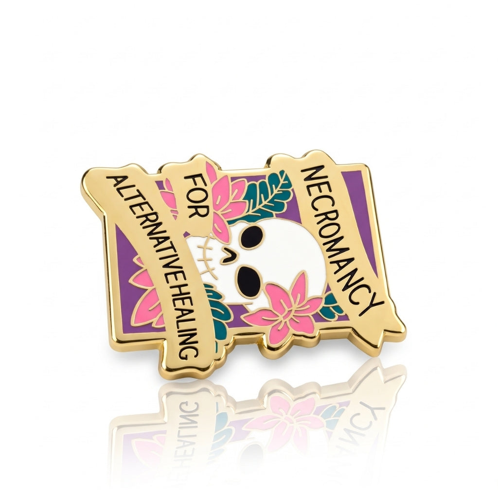 Necromancy for Alternative Healing | Collectible Pin