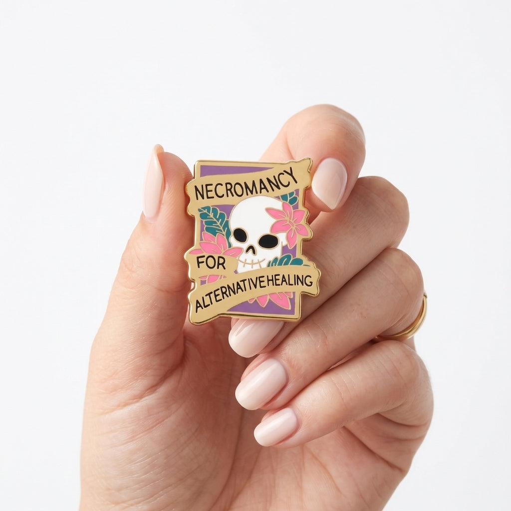 Necromancy for Alternative Healing | Collectible Pin
