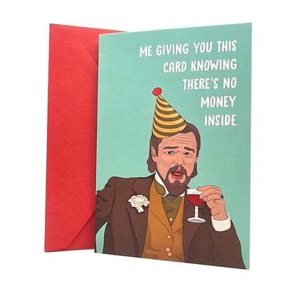 No Money Leo | Greeting Card