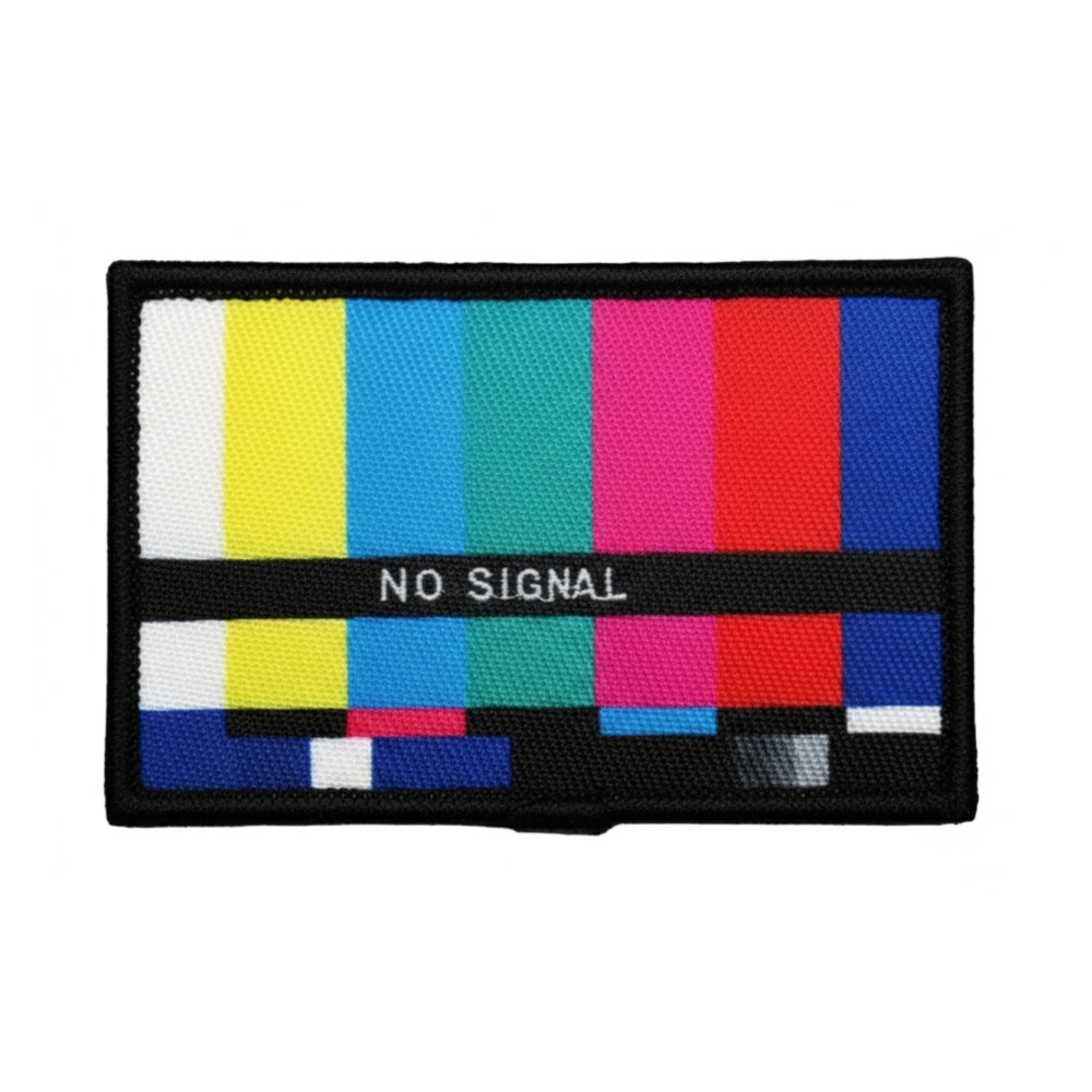 'No Signal' TV Retro Patch