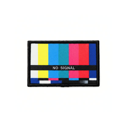 'No Signal' TV Retro Patch