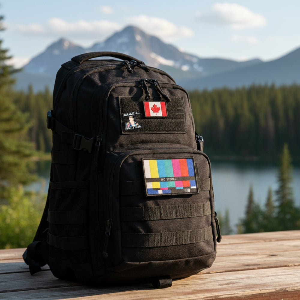 'No Signal' TV Retro Patch