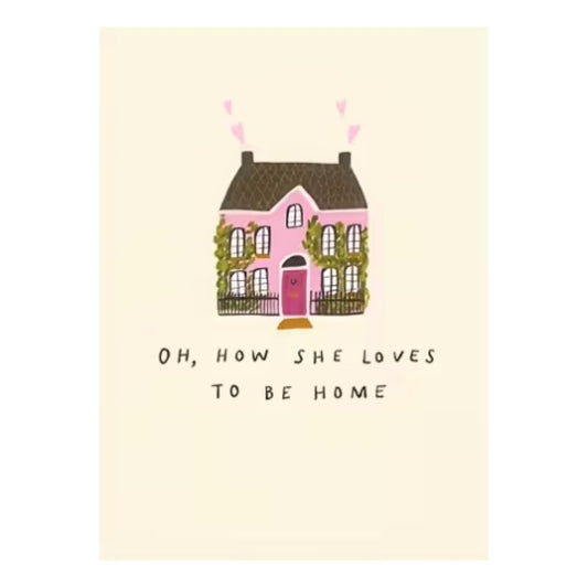 Oh How She Loves to Be Home | Canvas Art Print