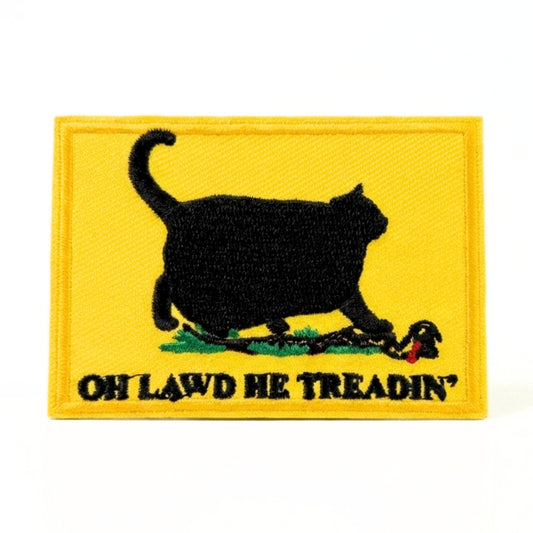 Oh Lawd He Treadin' | Embroidered Patch