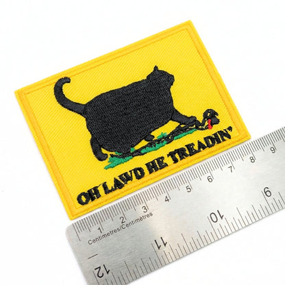 Oh Lawd He Treadin' | Embroidered Patch