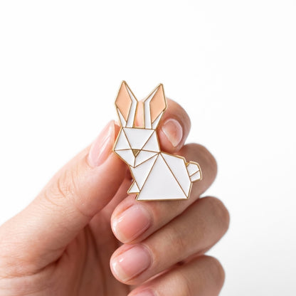 Origami Bunny | Collectible Pin