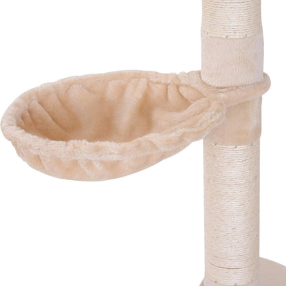 Arbre à chat minimaliste sans perçage du sol au plafond | PawHut