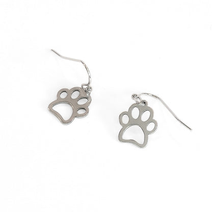 Paw Print Cut-Out Earrings