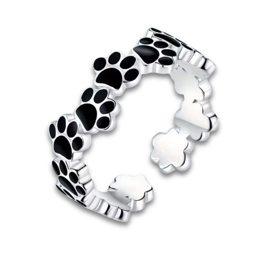 Paw Prints Band | Ring