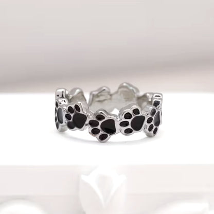 Paw Prints Band | Ring