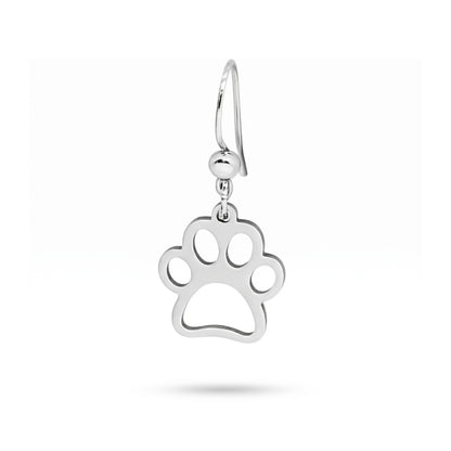 Paw Print Silhouette Dangles | Earrings