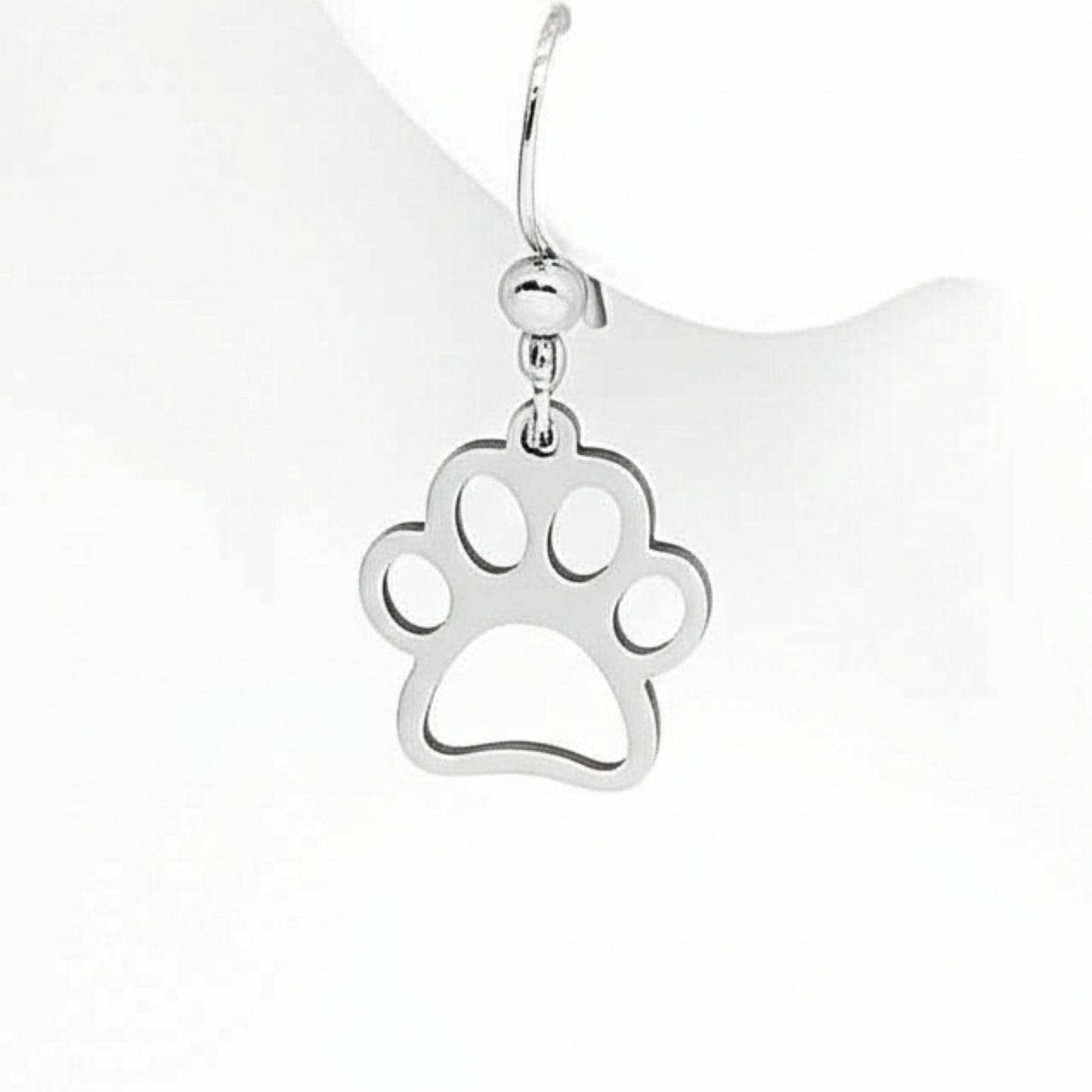 Paw Print Cut-Out Earrings