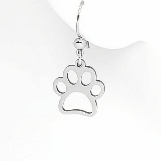 Paw Print Cut-Out Earrings