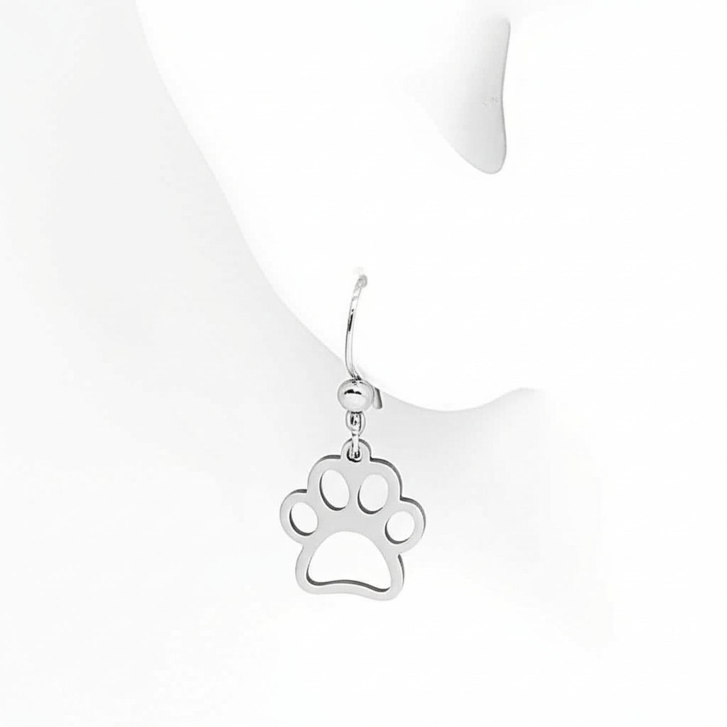 Paw Print Cut-Out Earrings