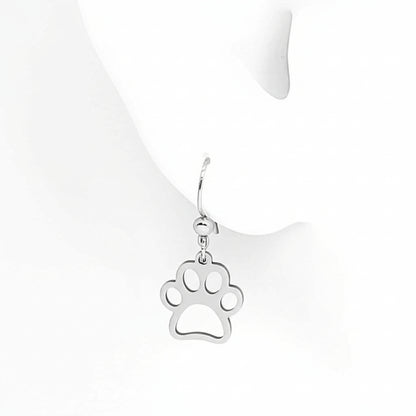 Paw Print Cut-Out Earrings