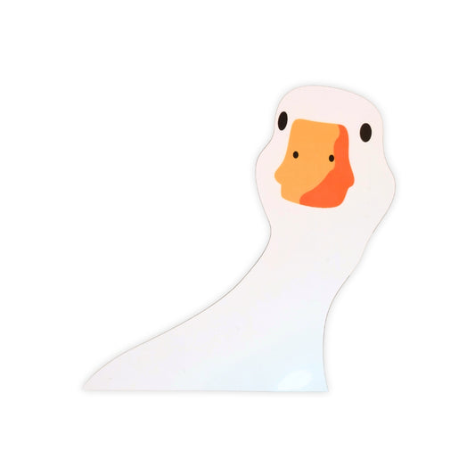 Peering Goose | Vinyl Sticker