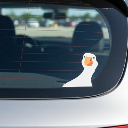 Peering Goose | Vinyl Sticker