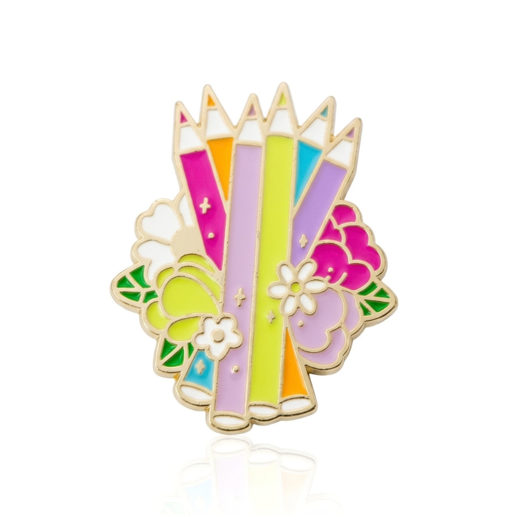 Pencil Crayons | Collectible Pin