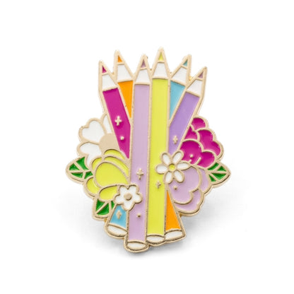 Pencil Crayons | Collectible Pin