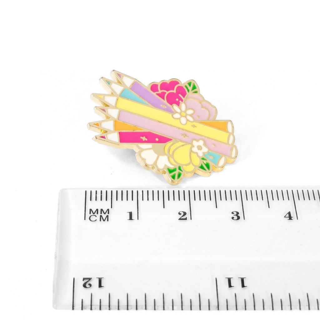 Pencil Crayons | Collectible Pin