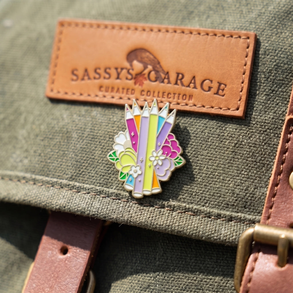 Pencil Crayons | Collectible Pin