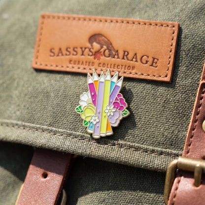 Pencil Crayons | Collectible Pin