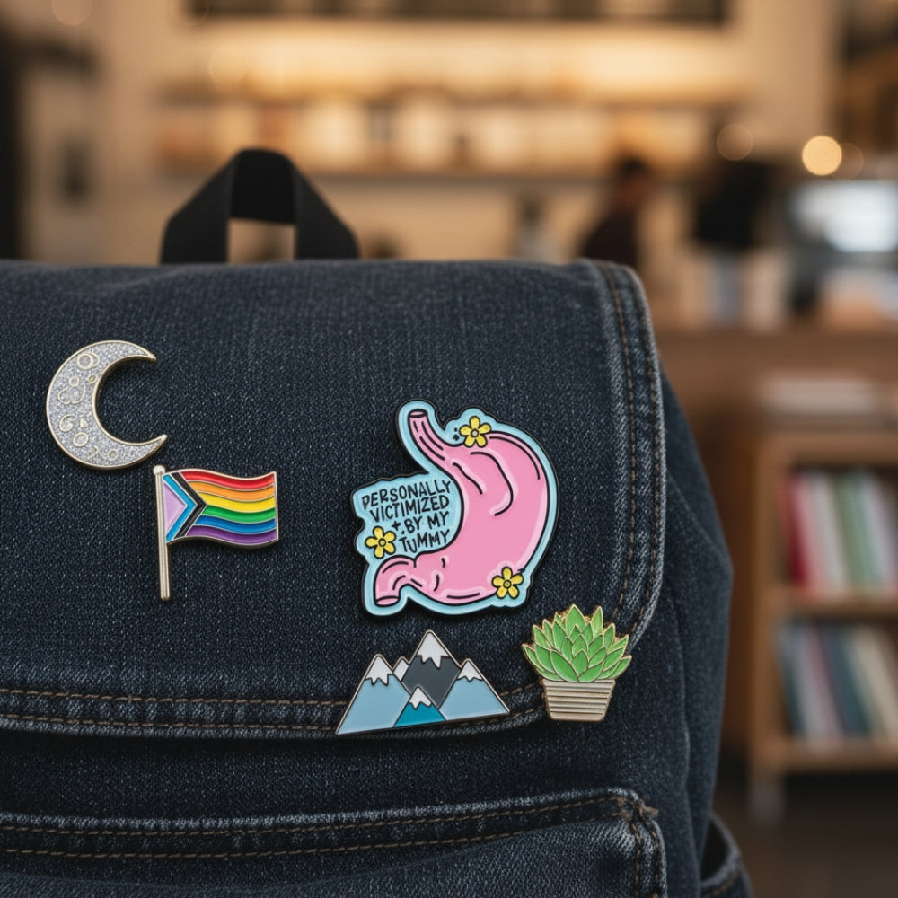 Personally Victimized By My Tummy | Collectible Pin