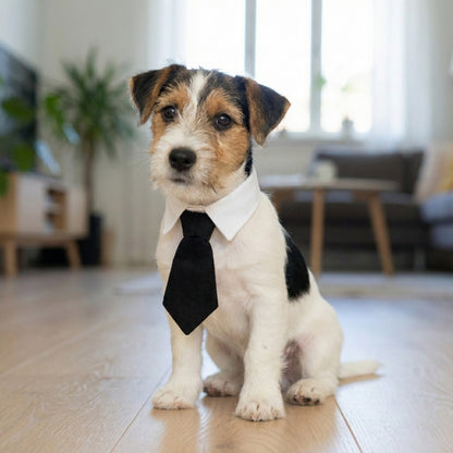 Black Suit Tie | Pet Collar